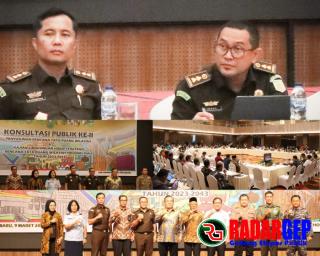 Asisten Intelijen dan Asisten Pidana Khusus Kejaksaan Tinggi Riau hadiri Kegiatan Konsultasi Publik Ke-II